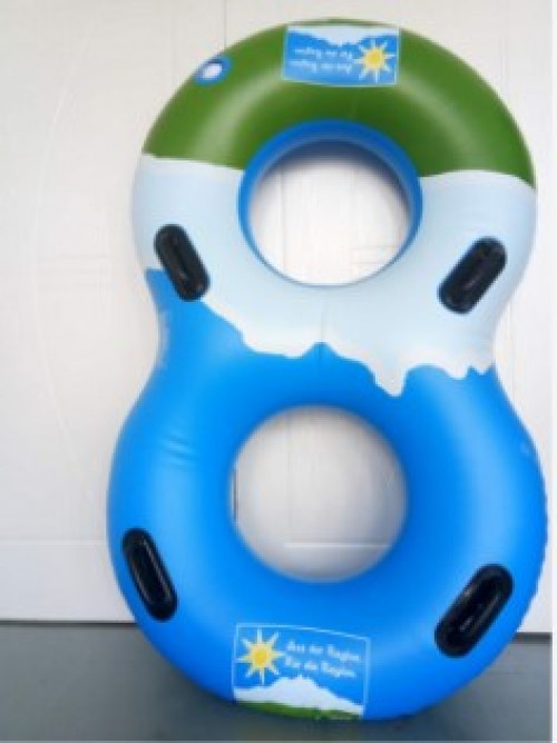 Double Floating Tube Inflatable Twin Swim Ring