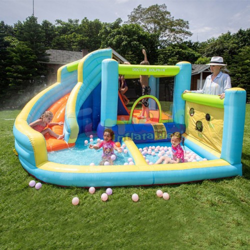 Water Slide Park Jumping Bounce House Inflatable Castle