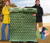 Ultralight Inflatable Camping Sleeping Pad Mat with Built-in Foot Pump, Lightweight Compact Air Mattress Best Sleeping Mat