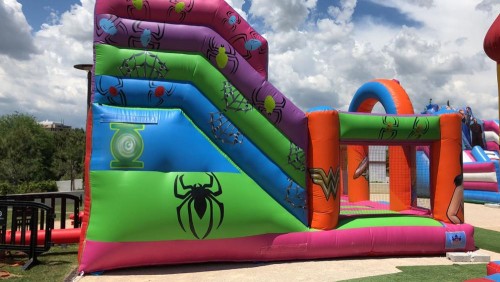 Giant Supper Hero Theme Inflatable Bouncy Castle