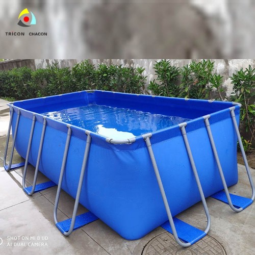 Ground Metal Frame Adult Size Giant Swimming Pool