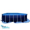 Metal Frame 132cm Plastic Water Pool