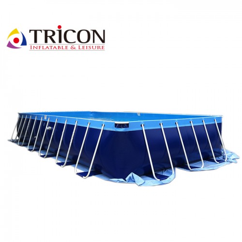 Metal Frame 132cm Plastic Water Pool