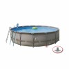 Family Size Round Metal Frame Plastic Swimming Pools