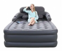 Factory Custom Inflatable Bed King Size Camping Air Mattress With Built-In Pump Inflatable Air Mattress