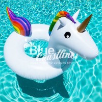 Children Unicorn Ring Swimming Floating Lounge Raft Floater